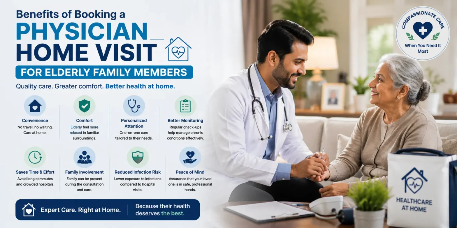 Benefits of Booking a Physician Home Visit for Elderly Family Members